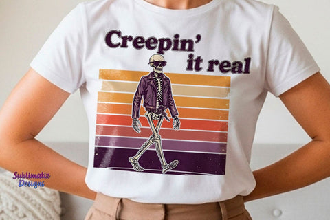 Creepin' it real PNG - Halloween PNG | Halloween design for sublimation Sublimation Sublimatiz Designs 