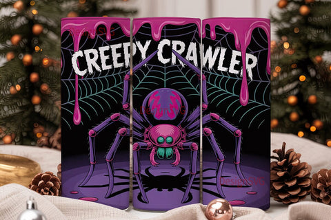 Creepy Crawler 20oz Tumbler Wrap Sublimation DesignSVG 
