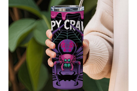 Creepy Crawler 20oz Tumbler Wrap Sublimation DesignSVG 