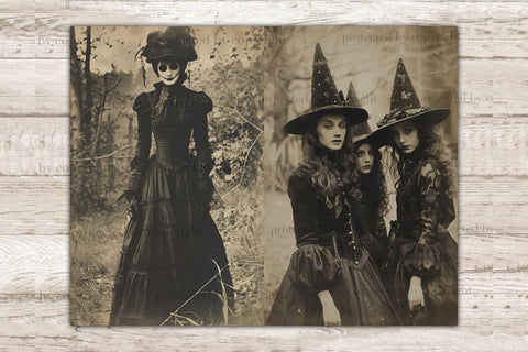Creepy Junk Journal Page | Gothic Printable SVG GlamArtZhanna 