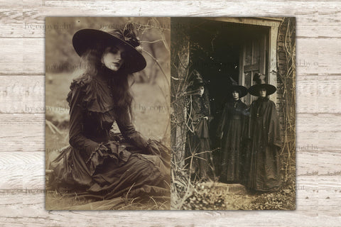 Creepy Junk Journal Page | Gothic Printable SVG GlamArtZhanna 
