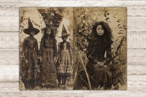 Creepy Junk Journal Paper | Vintage Photo Printable SVG GlamArtZhanna 