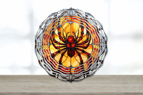 Creepy Spider Halloween Wind Spinner Sublimation Bundle Sublimation Regulrcrative 