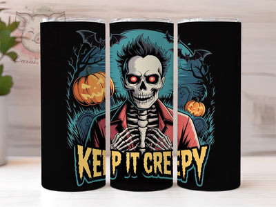 Creepy Zombie Spooky Horror Halloween Tumbler, Zombie Cup Wrap, 20Oz Sublimation Design, Spooky Horror Drinkware, Undead Halloween Mug, Scary Zombie Tumbler, Haunted Season Cup Sublimation Lara' s Designs 