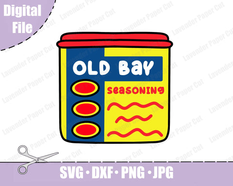 Creole Seasoning SVG, Cooking SVG, New Orleans Lover, Old Bay Lover, For Cricut and Silhouette, Tshirts, Sweatshirts, Stickers SVG Lavender Paper Cut 