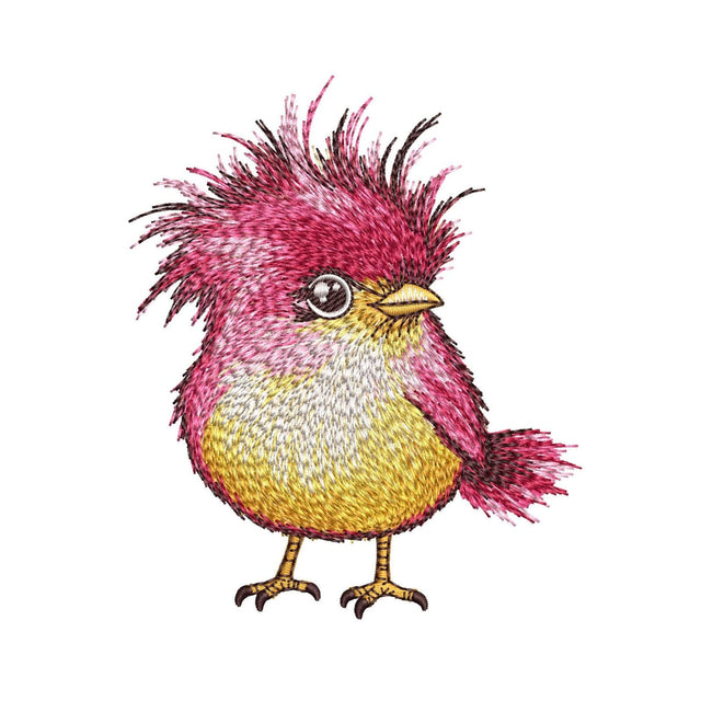 Crested Bird Machine Embroidery Design for 5x7 6x10 8x8 Digital File Embroidery/Applique DESIGNS Nino Nadaraia 