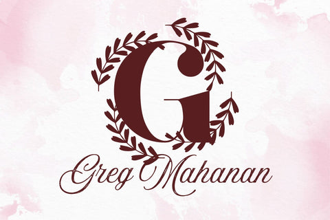 Crestoria Monogram Font Font Dm Letter Studio 