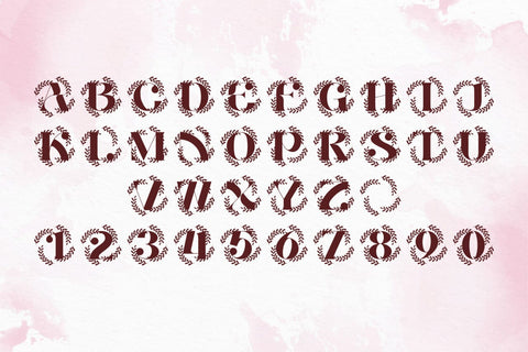 Crestoria Monogram Font Font Dm Letter Studio 