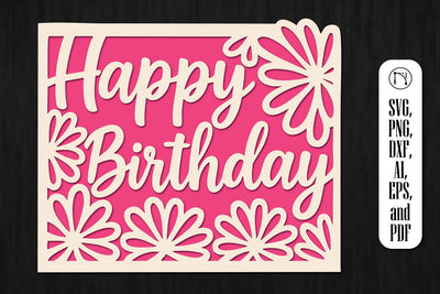 Cricut Birthday Gift Card SVG cut file SVG MD JOYNAL ABDIN 