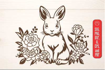 Cricut Bunny/Rabbit Papercut SVG SVG MD JOYNAL ABDIN 