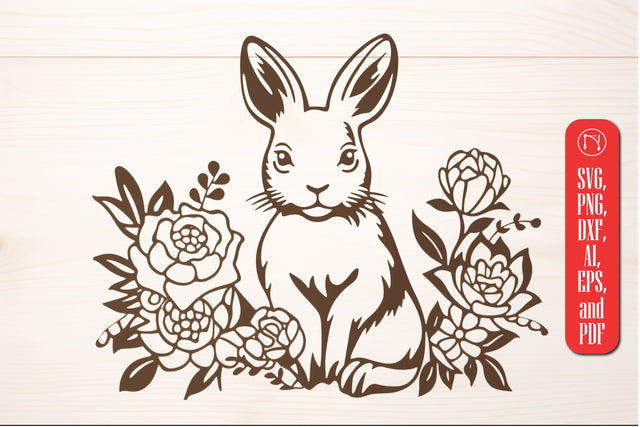 Cricut Bunny/Rabbit Papercut SVG SVG MD JOYNAL ABDIN 