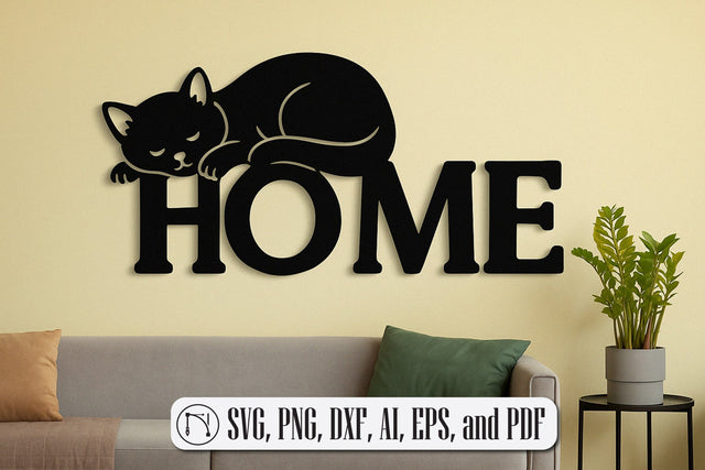 Cricut Cats Wall Art Decor SVG cut file SVG MD JOYNAL ABDIN 