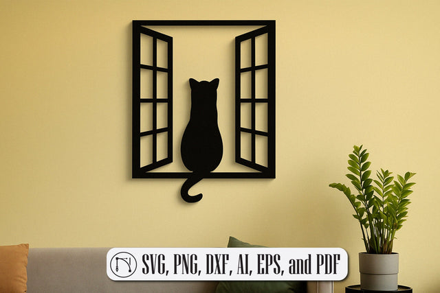 Cricut Cats Wall Art Decor SVG cut file SVG MD JOYNAL ABDIN 