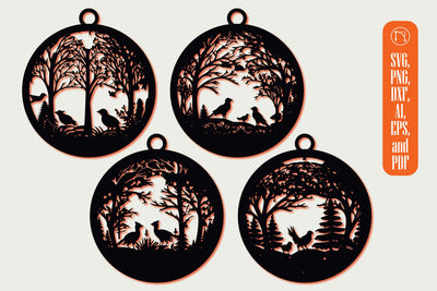 Cricut Christmas Animal SVG Bundle SVG MD JOYNAL ABDIN 