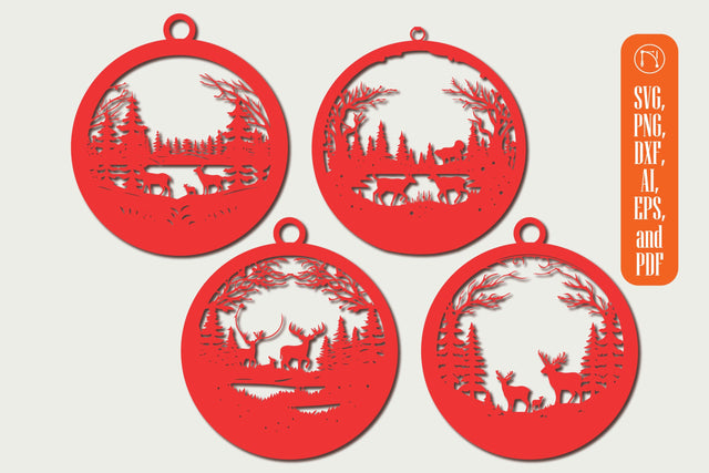 Cricut Christmas Animal SVG Bundle SVG MD JOYNAL ABDIN 