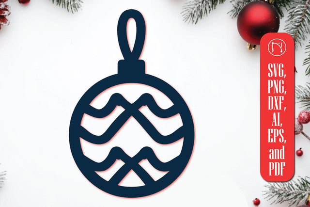 Cricut Christmas Bauble SVG Cut File SVG MD JOYNAL ABDIN 