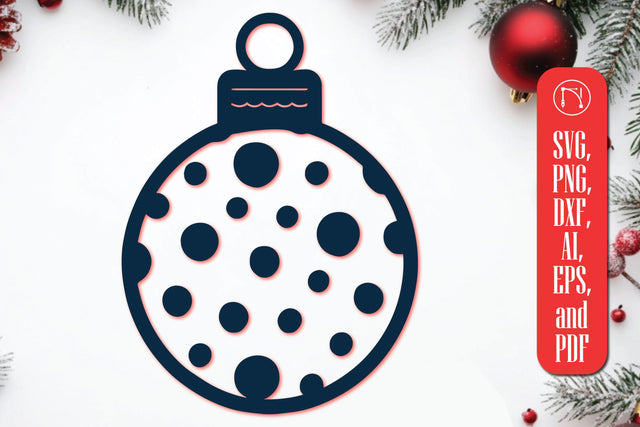 Cricut Christmas Bauble SVG Cut File SVG MD JOYNAL ABDIN 