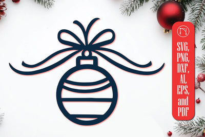 Cricut Christmas Bauble SVG Cut File SVG MD JOYNAL ABDIN 