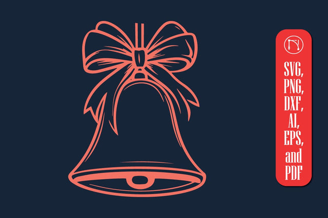 Cricut Christmas Bell SVG Cut File SVG MD JOYNAL ABDIN 