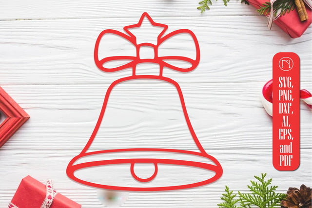 Cricut Christmas Bell SVG Cut File SVG MD JOYNAL ABDIN 