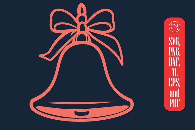 Cricut Christmas Bell SVG Cut File SVG MD JOYNAL ABDIN 