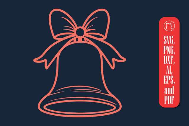 Cricut Christmas Bell SVG Cut File SVG MD JOYNAL ABDIN 