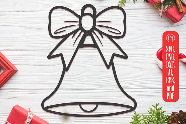 Cricut Christmas Bell SVG Cut File SVG MD JOYNAL ABDIN 