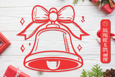 Cricut Christmas Bell SVG Cut File SVG MD JOYNAL ABDIN 