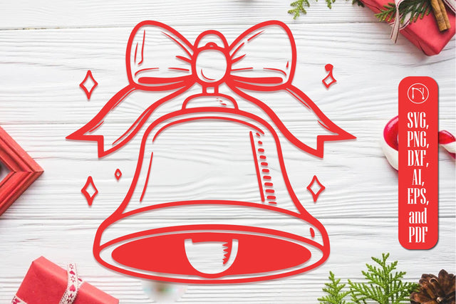 Cricut Christmas Bell SVG Cut File SVG MD JOYNAL ABDIN 
