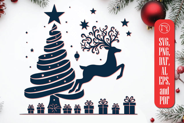 Cricut Christmas Decorative SVG Cut File SVG MD JOYNAL ABDIN 