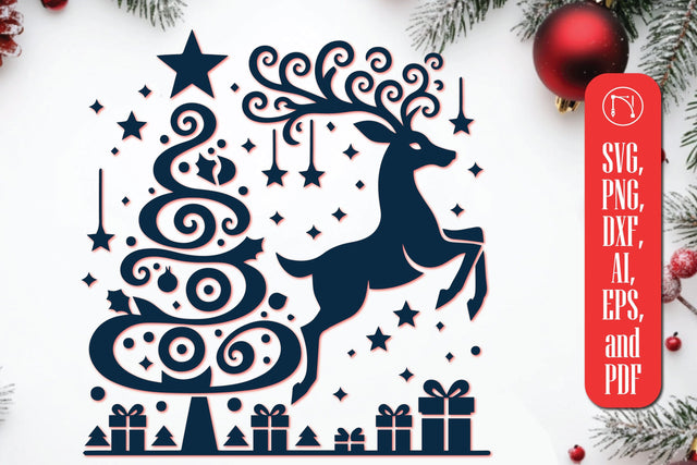 Cricut Christmas Decorative SVG Cut File SVG MD JOYNAL ABDIN 