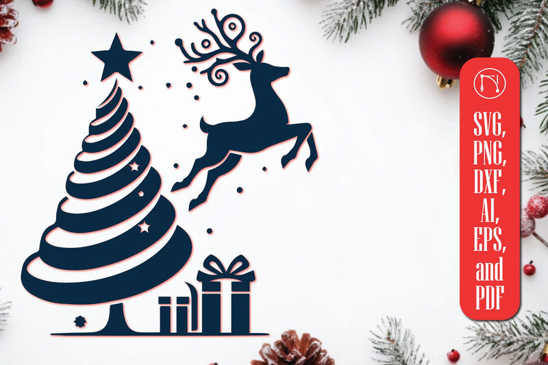 Cricut Christmas Decorative SVG Cut File SVG MD JOYNAL ABDIN 