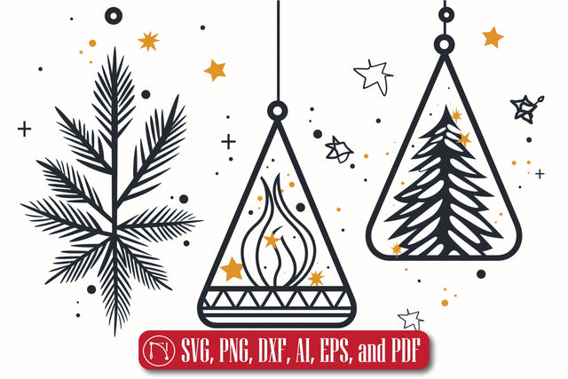 Cricut Christmas Earring SVG Bundle SVG MD JOYNAL ABDIN 