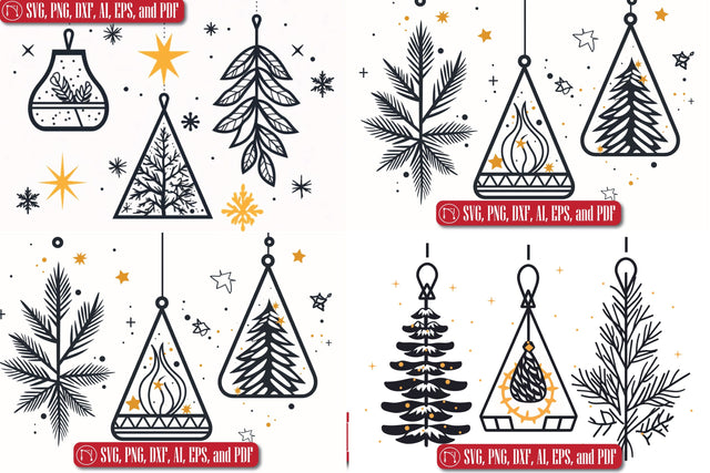 Cricut Christmas Earring SVG Bundle SVG MD JOYNAL ABDIN 