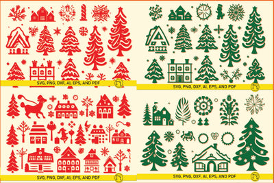 Cricut Christmas Element SVG Bundl SVG MD JOYNAL ABDIN 