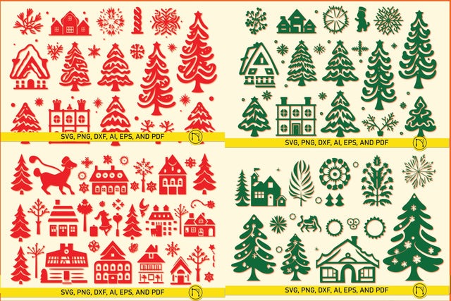 Cricut Christmas Element SVG Bundl SVG MD JOYNAL ABDIN 