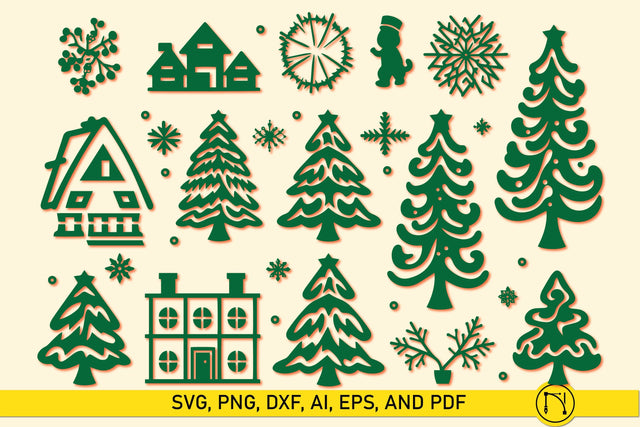 Cricut Christmas Element SVG Bundle SVG MD JOYNAL ABDIN 