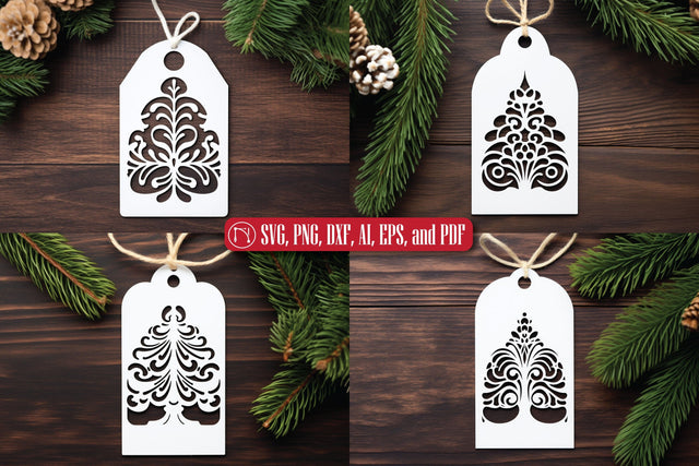 Cricut Christmas Gift Tag SVG Bundle SVG MD JOYNAL ABDIN 