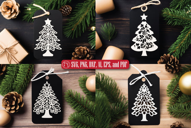 Cricut Christmas Gift Tag SVG Bundle SVG MD JOYNAL ABDIN 