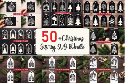 Cricut Christmas Gift Tag SVG Bundle SVG MD JOYNAL ABDIN 