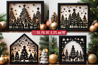 Cricut Christmas Layer SVG Bundle SVG MD JOYNAL ABDIN 