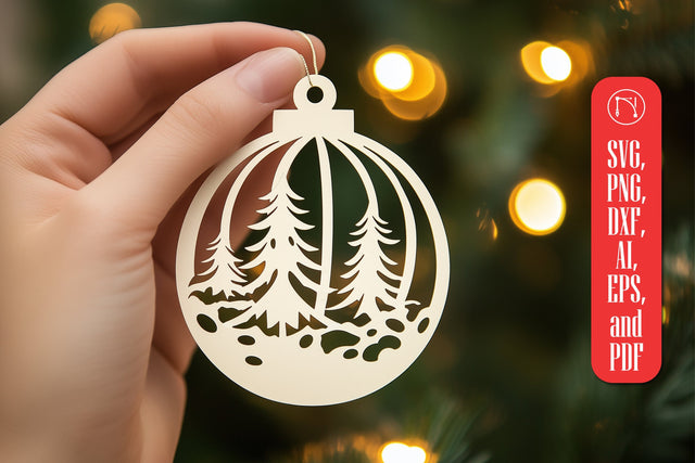 Cricut Christmas Ornament SVG cut file SVG MD JOYNAL ABDIN 