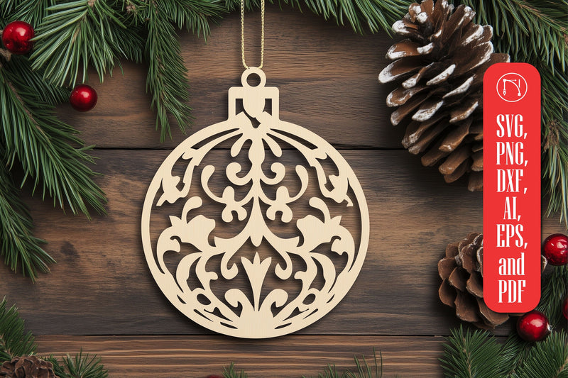 Cricut Christmas Ornament SVG cut file SVG MD JOYNAL ABDIN 