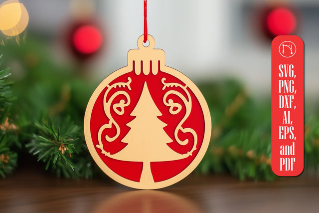 Cricut Christmas Ornament SVG cut file SVG MD JOYNAL ABDIN 