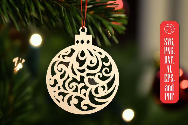 Cricut Christmas Ornament SVG cut file SVG MD JOYNAL ABDIN 