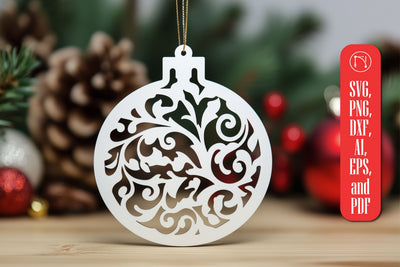 Cricut Christmas Ornament SVG cut file SVG MD JOYNAL ABDIN 