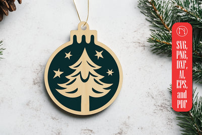 Cricut Christmas Ornament SVG cut file SVG MD JOYNAL ABDIN 