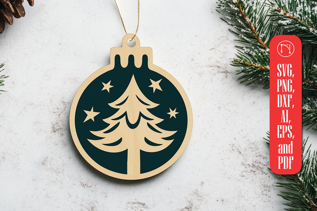 Cricut Christmas Ornament SVG cut file SVG MD JOYNAL ABDIN 