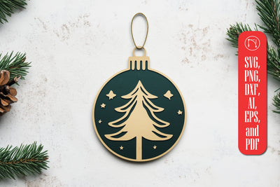 Cricut Christmas Ornament SVG cut file SVG MD JOYNAL ABDIN 