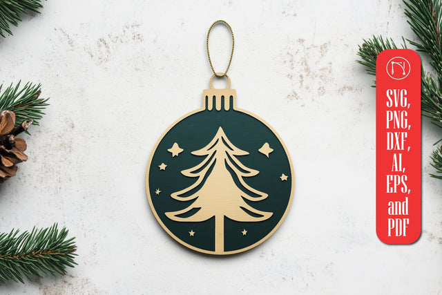 Cricut Christmas Ornament SVG cut file SVG MD JOYNAL ABDIN 